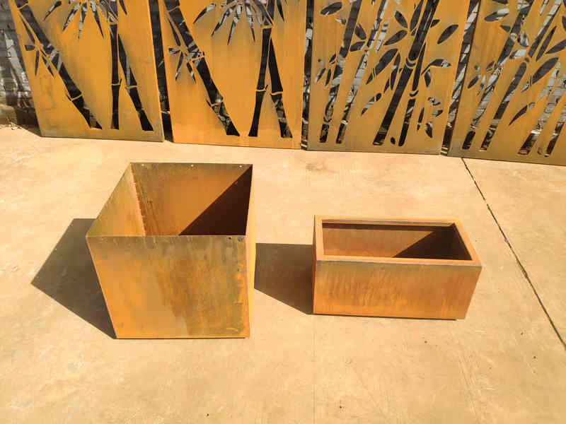 environmentally friendly corten steel water trough Household Retail